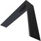Ekena Millwork Countertop Support Steel Heavy Duty Bracket w/ Gusset, Powder Coated Black 2 1/2"W x 14"D x 10"H BKTM02X14X10CGPBL - alternate 4